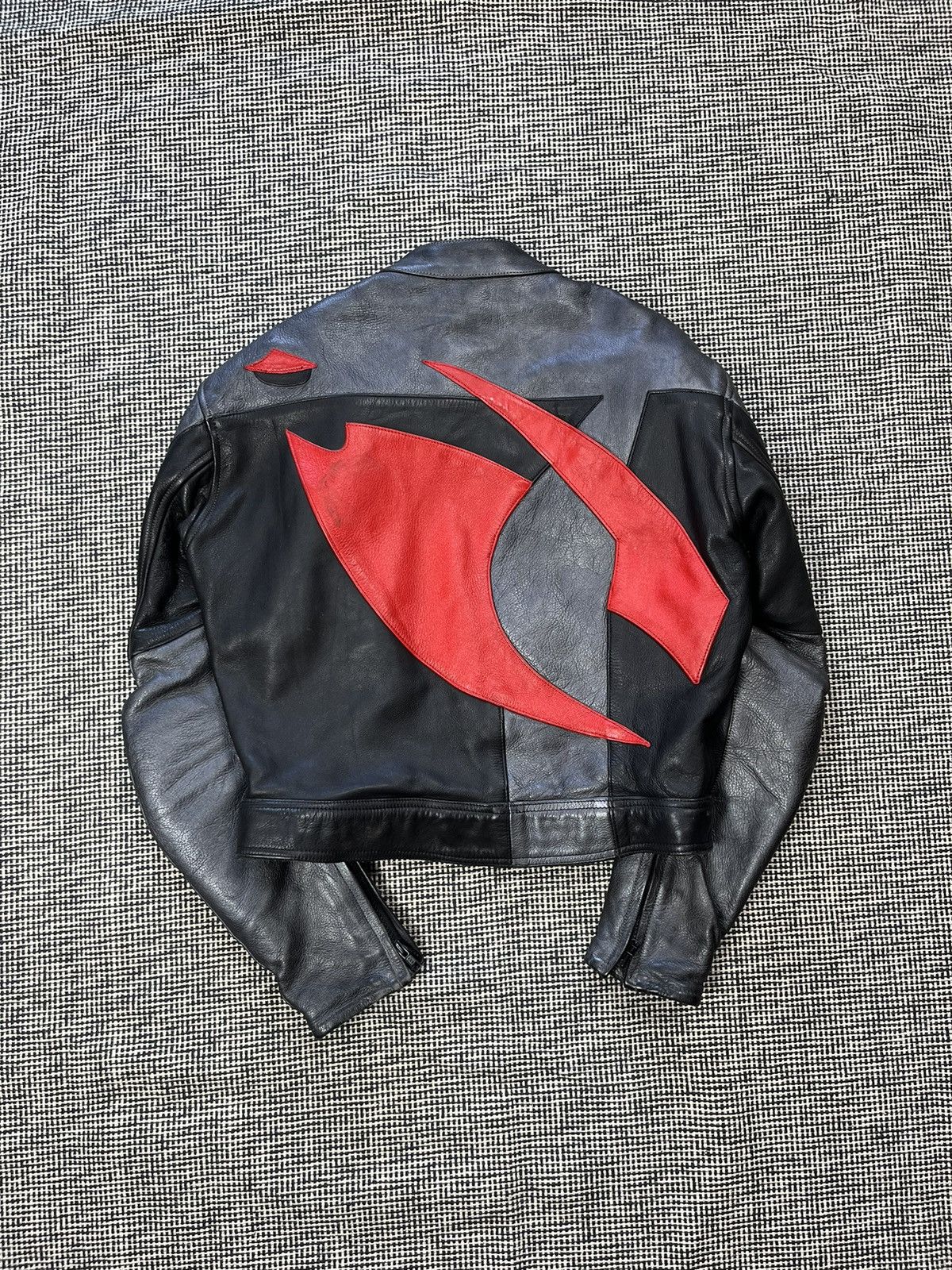 Genuine Leather ➕ genuine leather top quality moto racing jacket AKITO Size US L / EU 52-54 / 3 - 2 Thumbnail