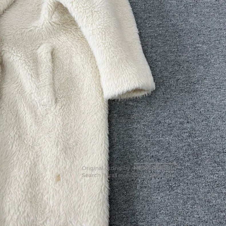 Max Mara Max Mara White Teddy Overcoat Size XS / US 0-2 / IT 36-38 - 3 Thumbnail