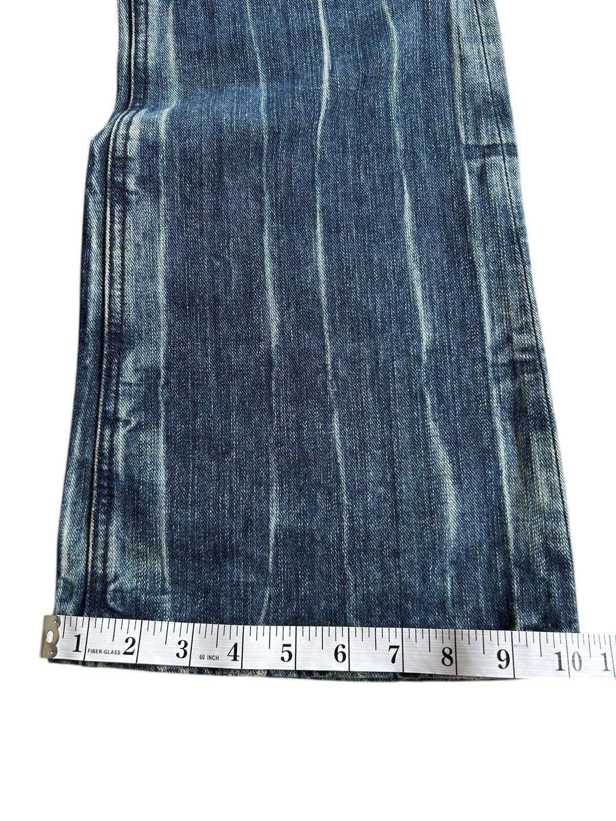 Kapital Flare Japanese Punk Style Distressed Denim Jeans Size US 32 / EU 48 - 24 Thumbnail