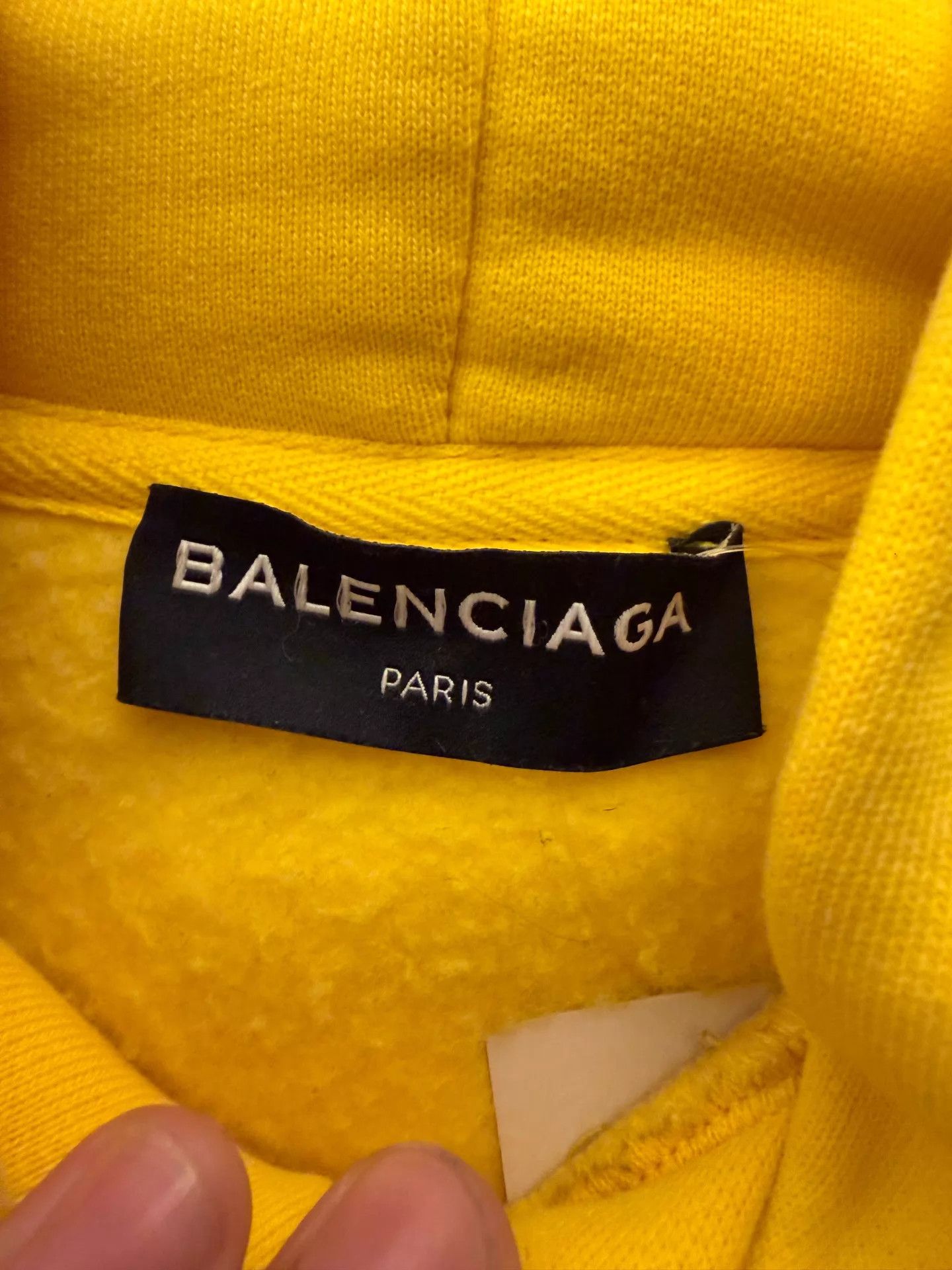Balenciaga Balenciaga Yellow BB Logo Hoodie M Size M / US 6-8 / IT 42-44 - 3 Thumbnail