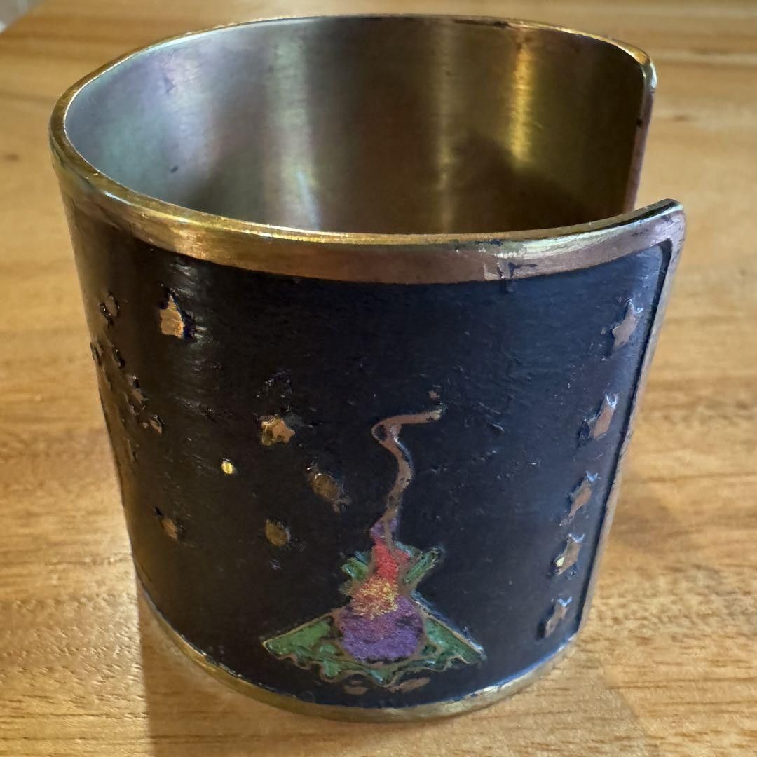 Kapital Hand Painted Sleeping Bag Bangle Size ONE SIZE - 4 Thumbnail