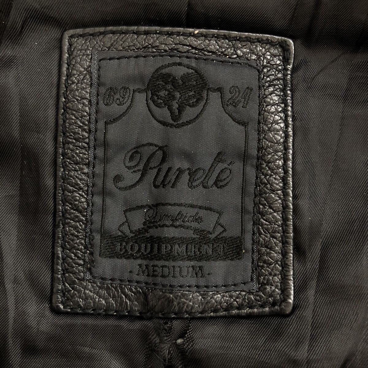 Leather × Vintage PURETE Lamb Leather Jacket Seditionaries Size US M / EU 48-50 / 2 - 5 Thumbnail