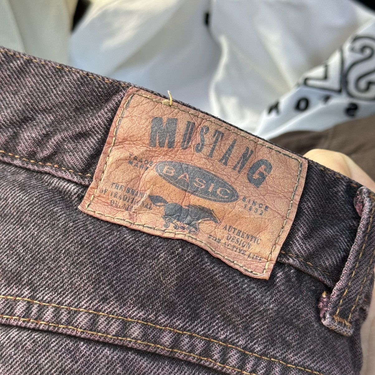 Mustang Mustang Purple Wash Denim Jeans 33x32 Japanese Levis Haze Size US 33 - 14 Thumbnail