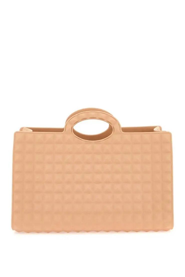 o1s22i1n0324 Size-OS Rubber Tote Bag in Pink