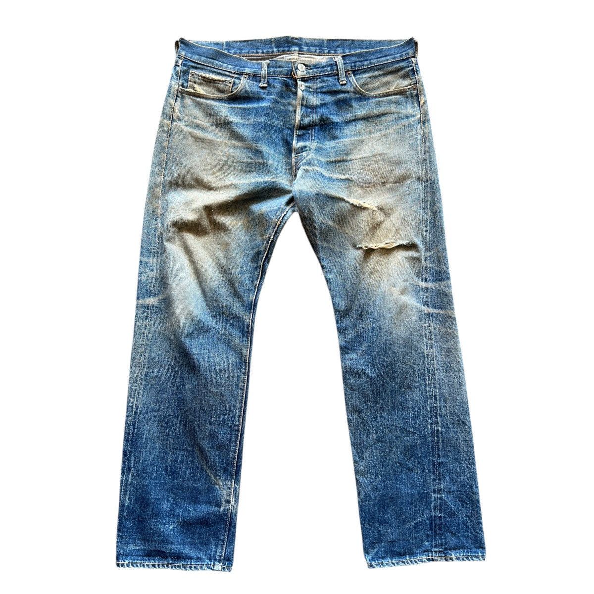 Denime Vintage Denime Authentic Leather Patch Lot 239 Selvedge Jean Size US 36 / EU 52 - 1 Thumbnail