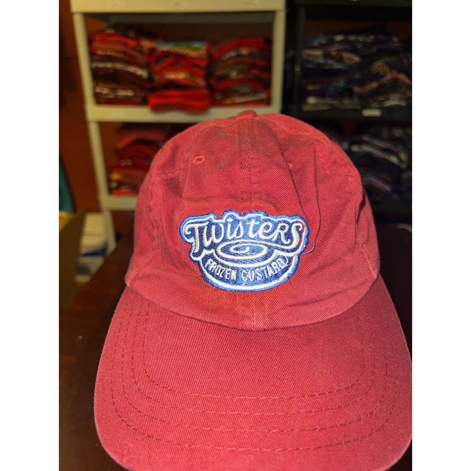 Vintage Twisters Hat Frozen Custard Red Logo Cap Headwear Size ONE SIZE - 2 Thumbnail