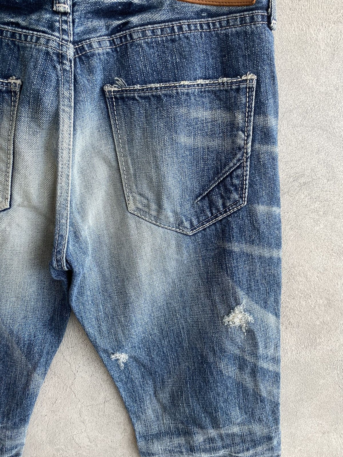 GOSTAR DE FUGA × If Six Was Nine × Japanese Brand FUGA Distressed Denim Size US 28 / EU 44 - 8 Thumbnail