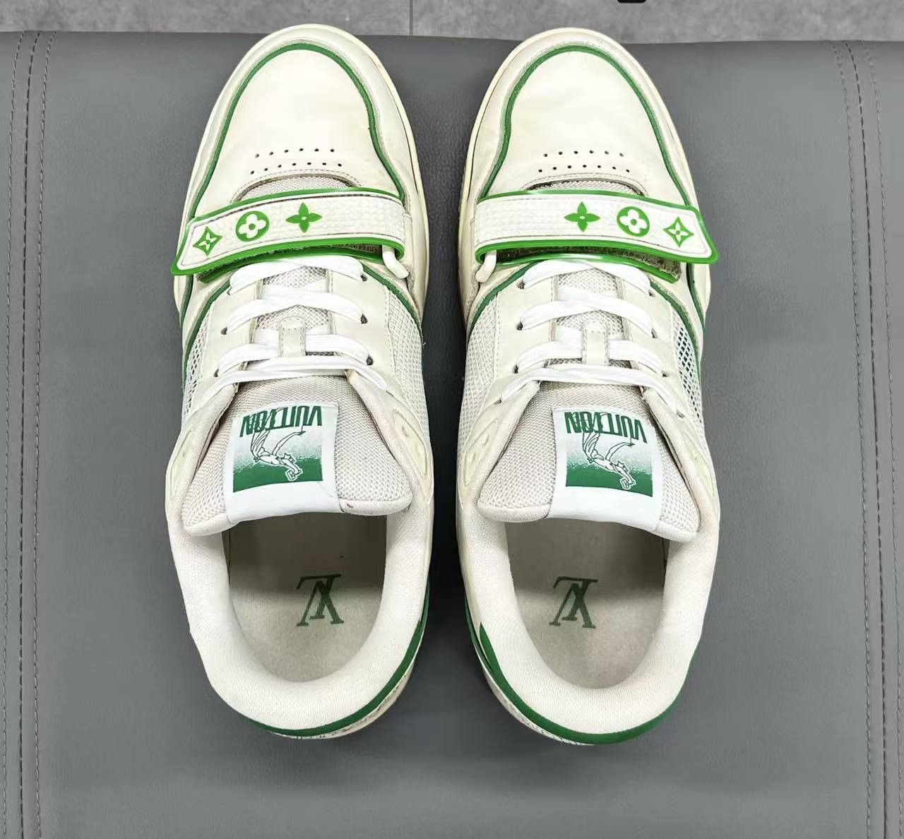 Louis Vuitton Louis Vuitton Training Green Lowtop Sneakers 9 Men Size US 9 / EU 42 - 8 Thumbnail