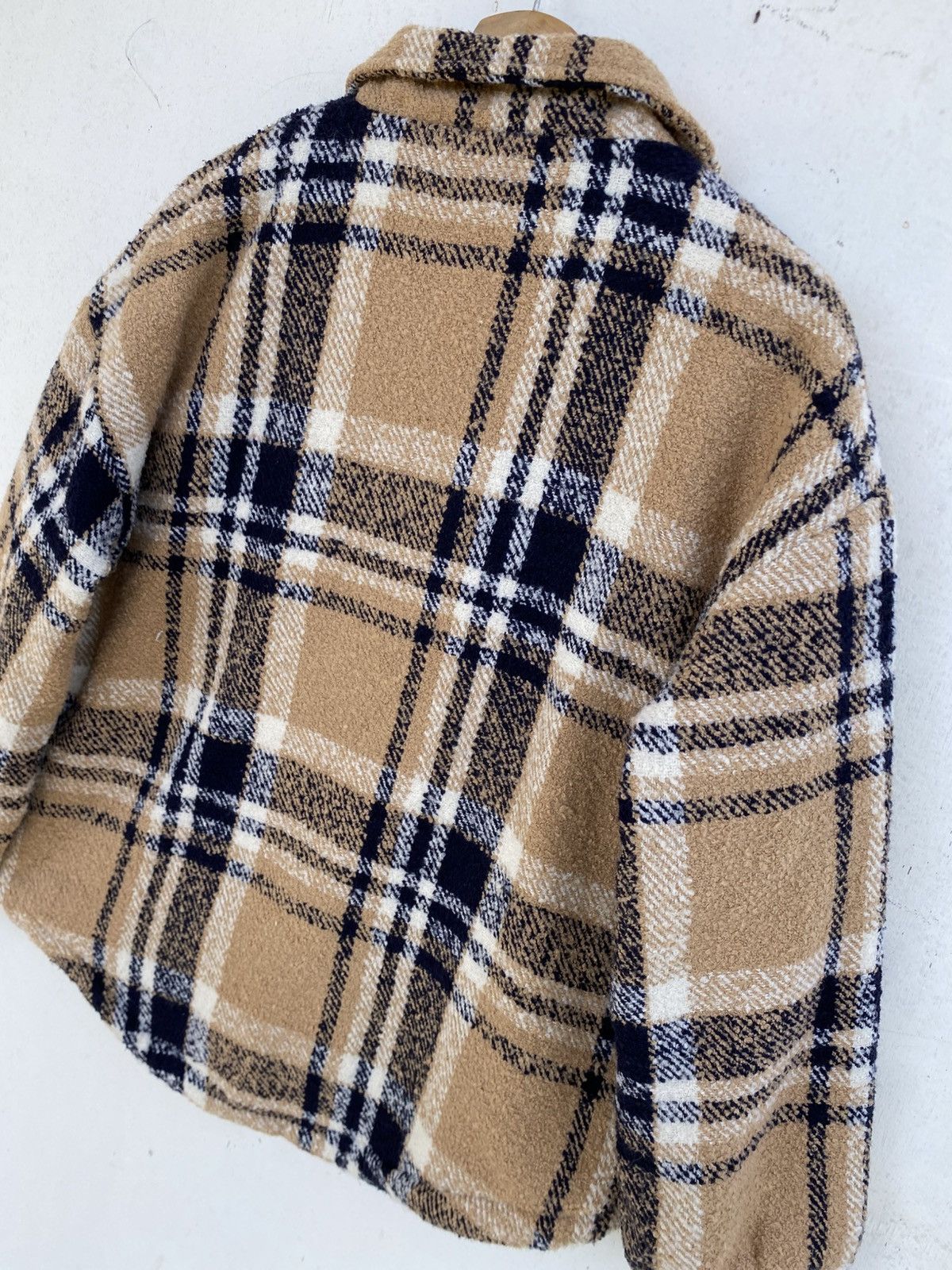 Japanese Brand Checked Jacket With Sherpa Lining Heavy Coats Size US M / EU 48-50 / 2 - 9 Thumbnail