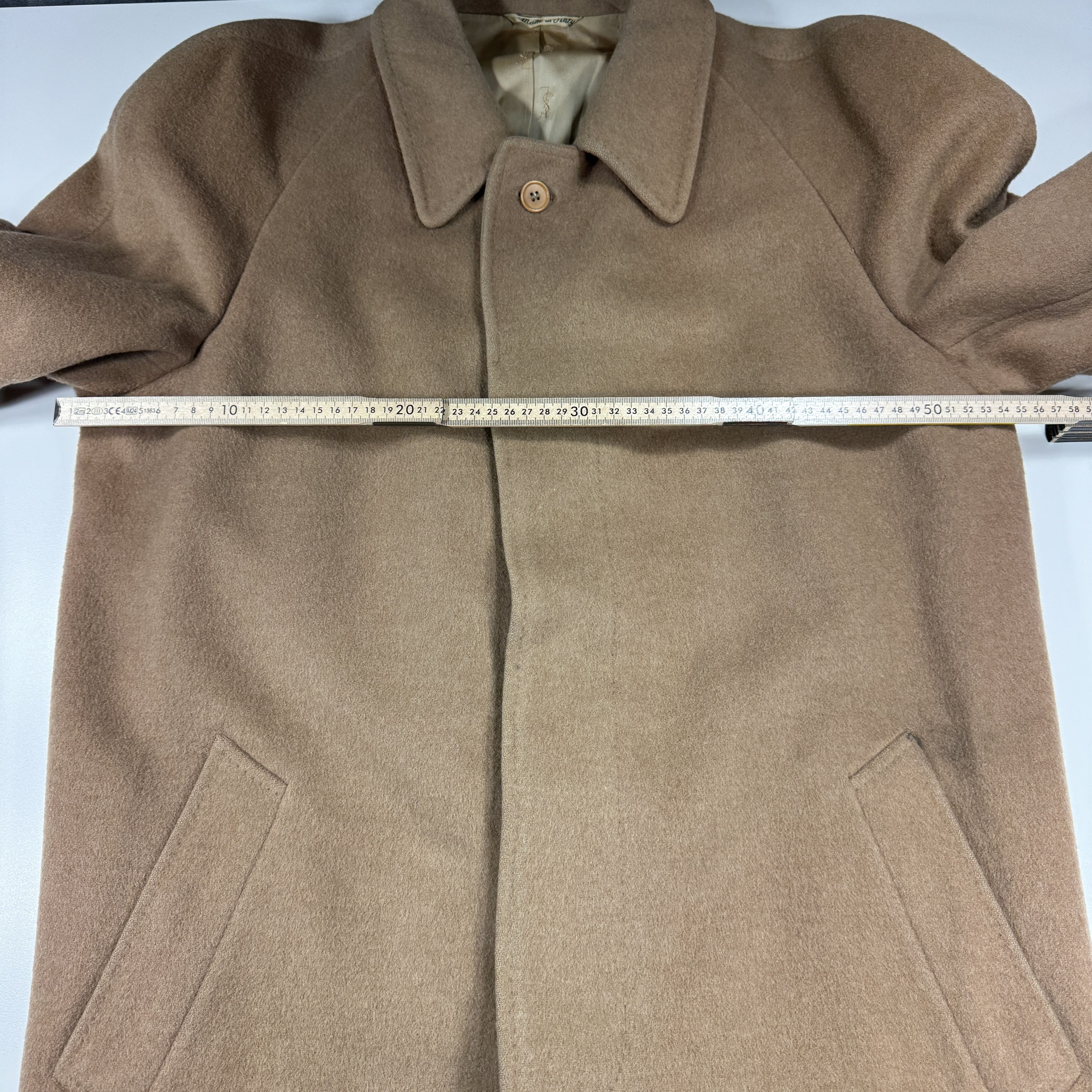 Yves Saint Laurent Yves Saint Laurent Wool Coat Size US L / EU 52-54 / 3 - 7 Thumbnail