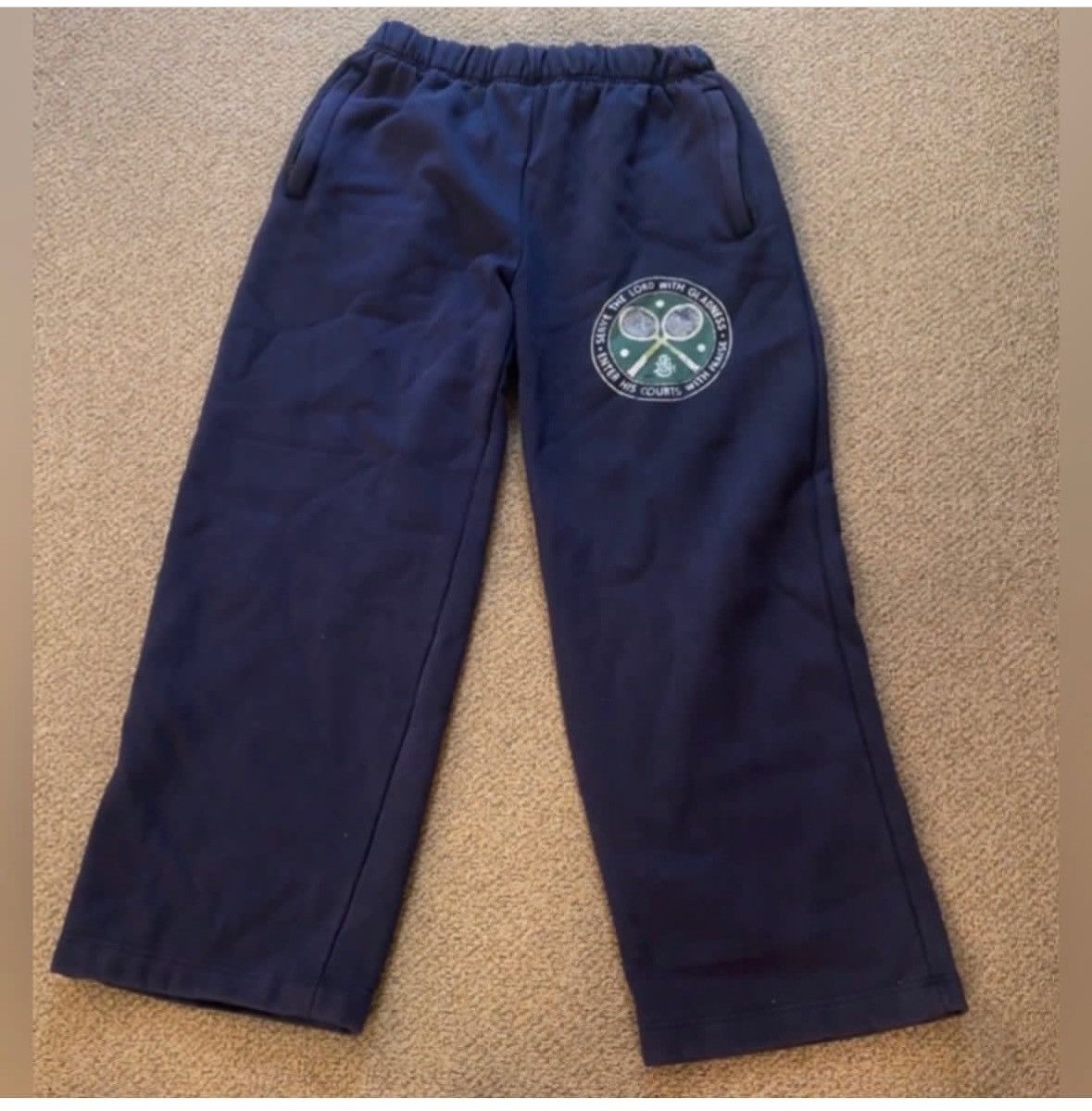 image of Selah Serve The Lord Sweatpants in Navy, Men's (Size 32)