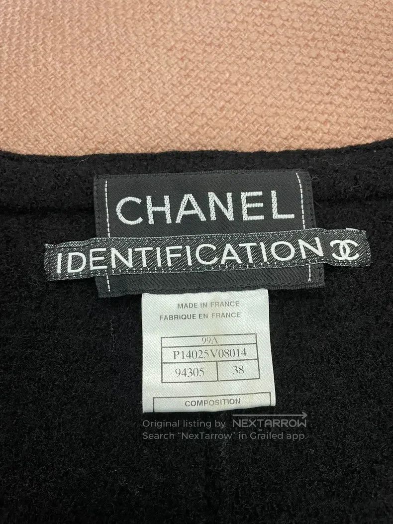 Chanel Chanel Black wool tweed zipper jacket Size XS / US 0-2 / IT 36-38 - 6 Thumbnail