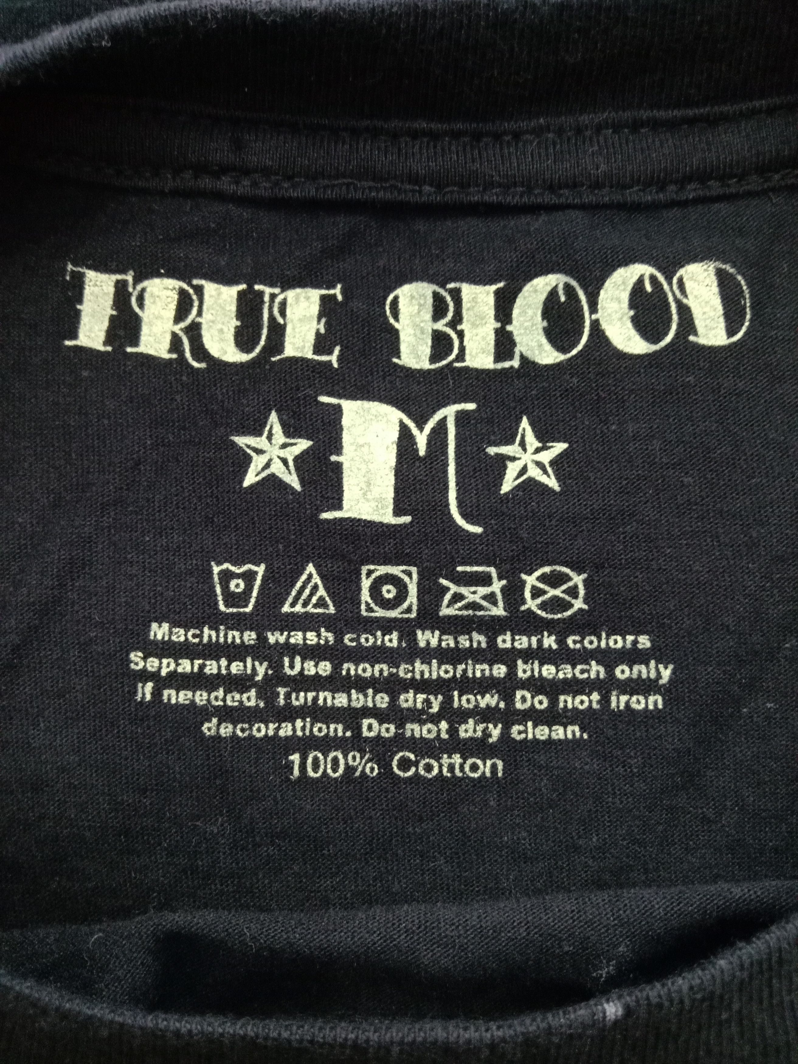 Vintage Vintage True Blood X Justiciero Divino Over Printed T Shirt Size US M / EU 48-50 / 2 - 7 Thumbnail