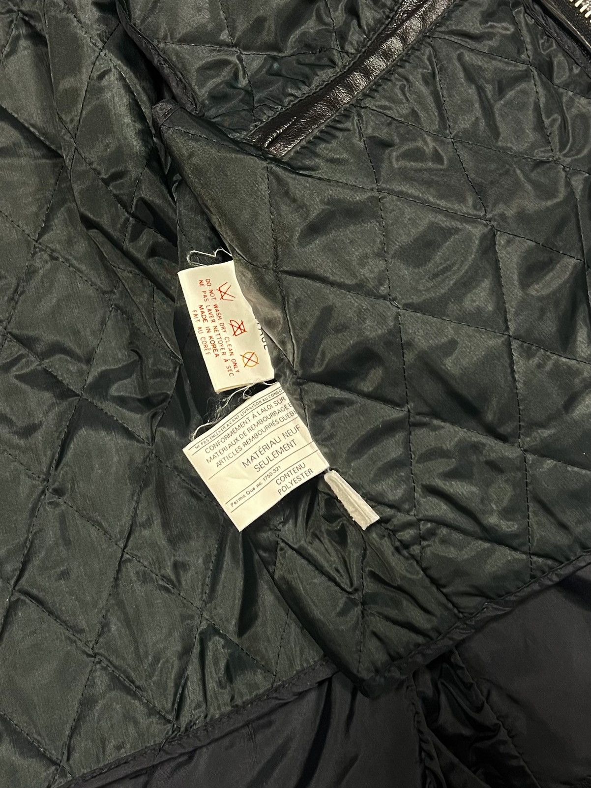 Sears × Vintage Vintage Sears Black Leather Racer Jacket Size US M / EU 48-50 / 2 - 9 Thumbnail