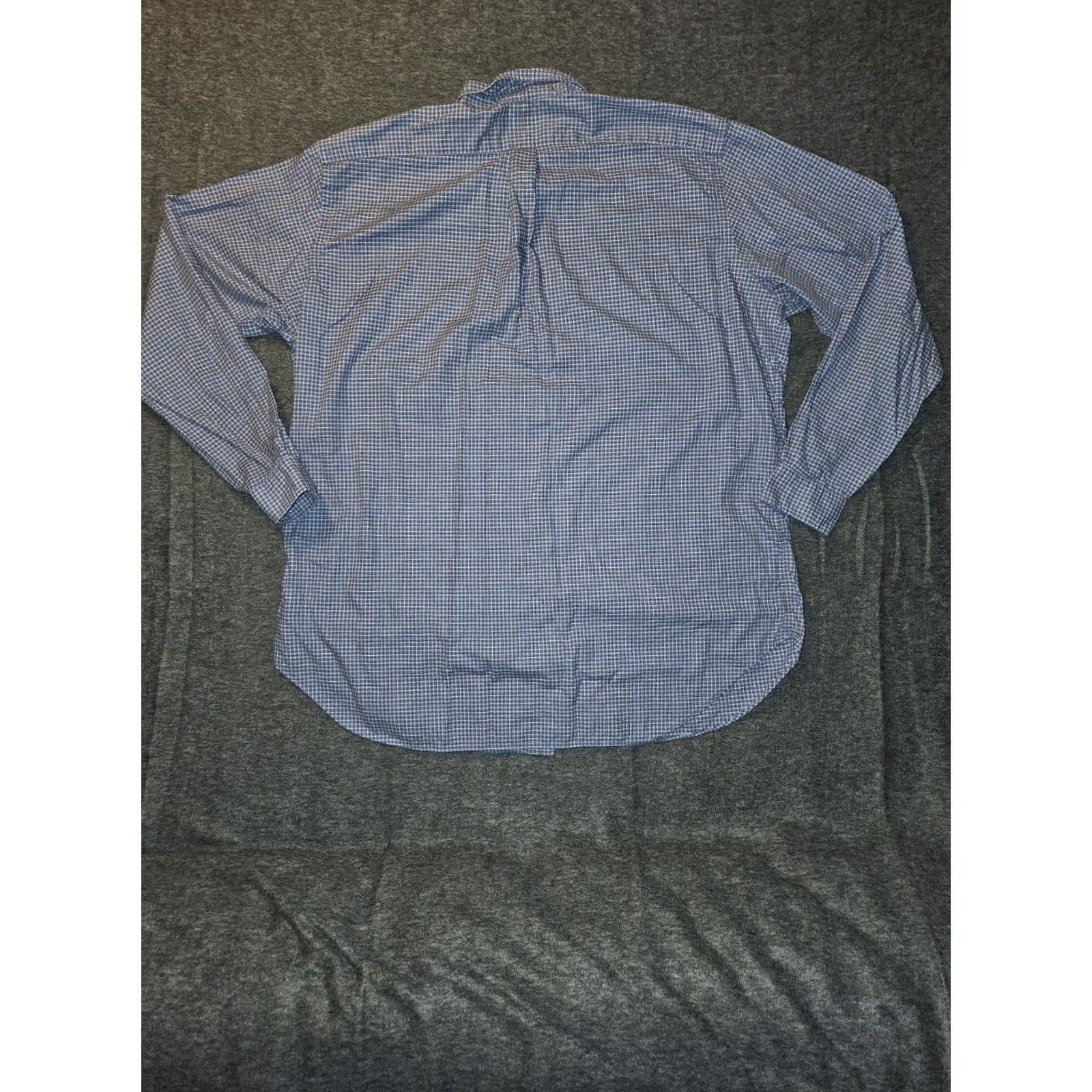 Ralph Lauren Ralph Lauren Button Down Shirt Men's 2XLT Blue Check Cotton Long Sleeve Preppy Size US XXL / EU 58 / 5 - 7 Thumbnail