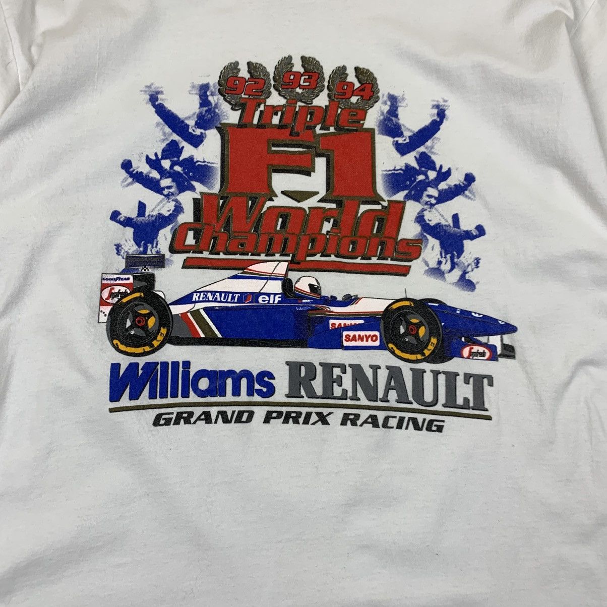 Formula 1 F1 Renault 90s Gran Prix T Shirt Size US L / EU 52-54 / 3 - 2 Thumbnail