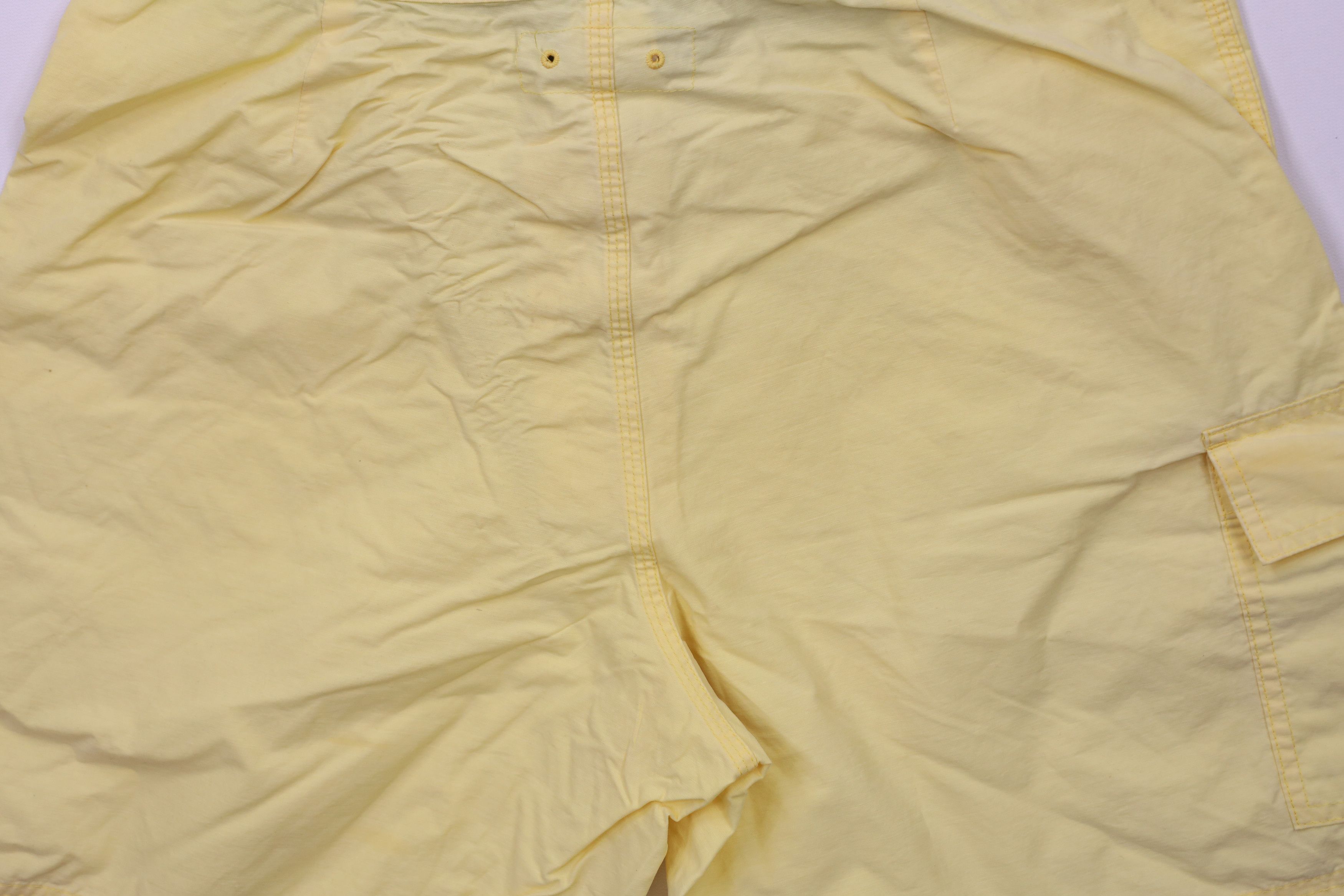 Brooks Brothers × Vintage Vintage Brooks Brothers Knee Board Shorts Swim Trunks Yellow Size US 33 - 8 Thumbnail