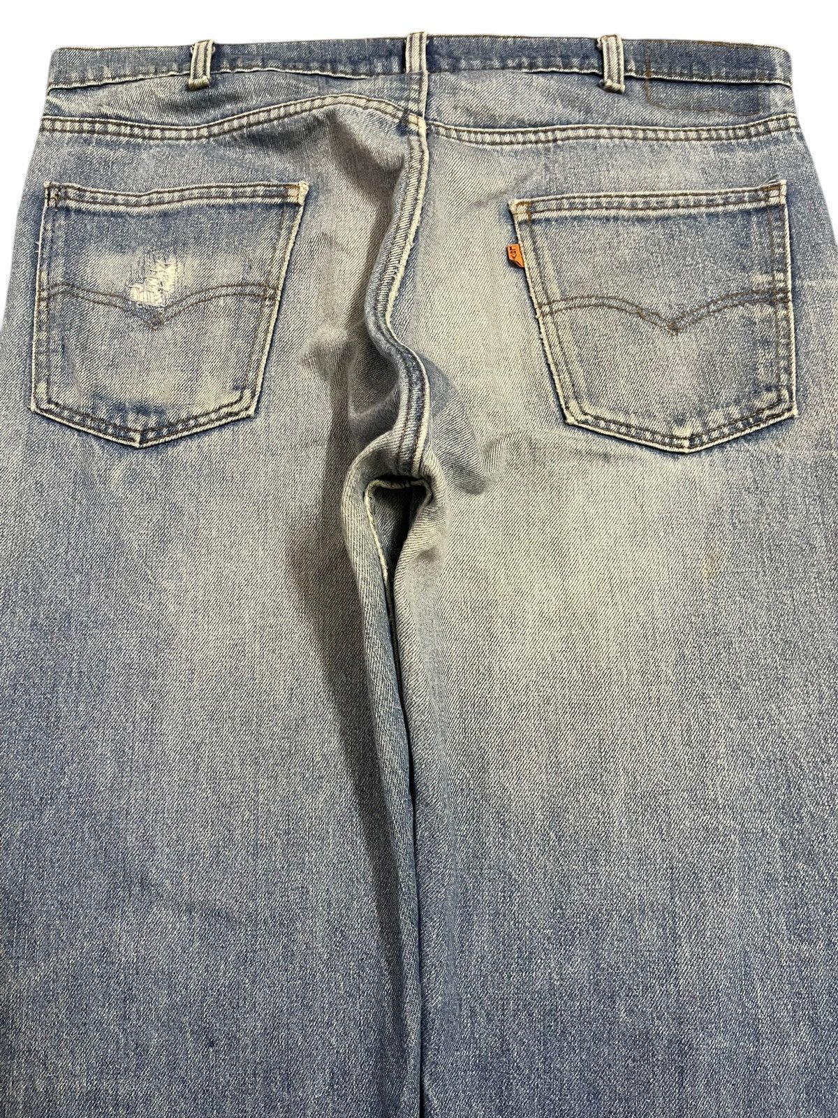 Levi's Vintage 70s Levis 505 Orange Tab Blue Faded Wash Style Jeans Size US 38 / EU 54 - 5 Thumbnail
