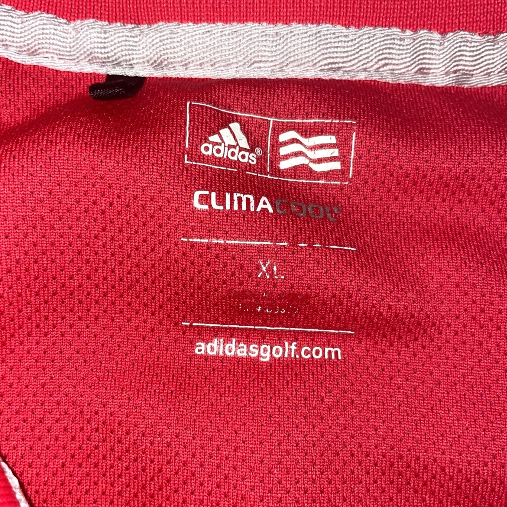 Adidas Adidas Clima Cool Polo Shirt Mens XL Pink Short Sleeve Polo Shirt XL Pink Adidas Clima Cool Mens Size US XL / EU 56 / 4 - 3 Thumbnail