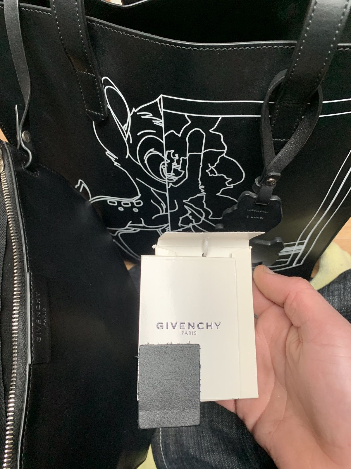 Givenchy Givenchy x Disney Archival "Bambi" Stargate Leather Tote Bag Size ONE SIZE - 4 Thumbnail
