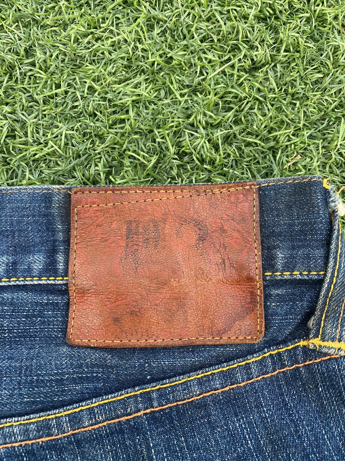 Evisu EVISU YAMANE KANJI ART LOGO JEANS Size US 34 / EU 50 - 5 Thumbnail