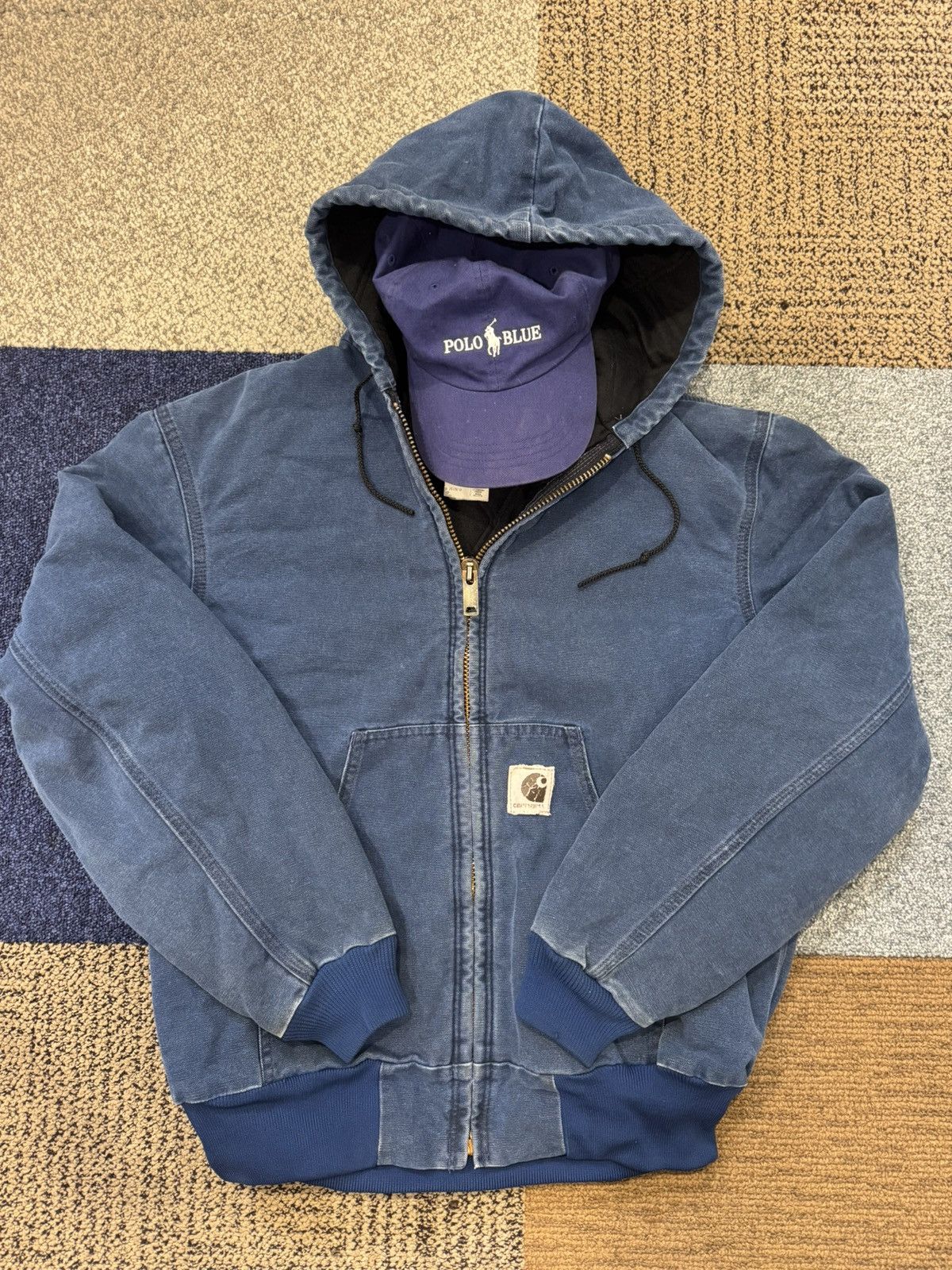 carhartt active jacket j68 blu Lサイズ usa Carhartt Carhartt Active Jacket J68 BLUE usa vintage og | Grailed