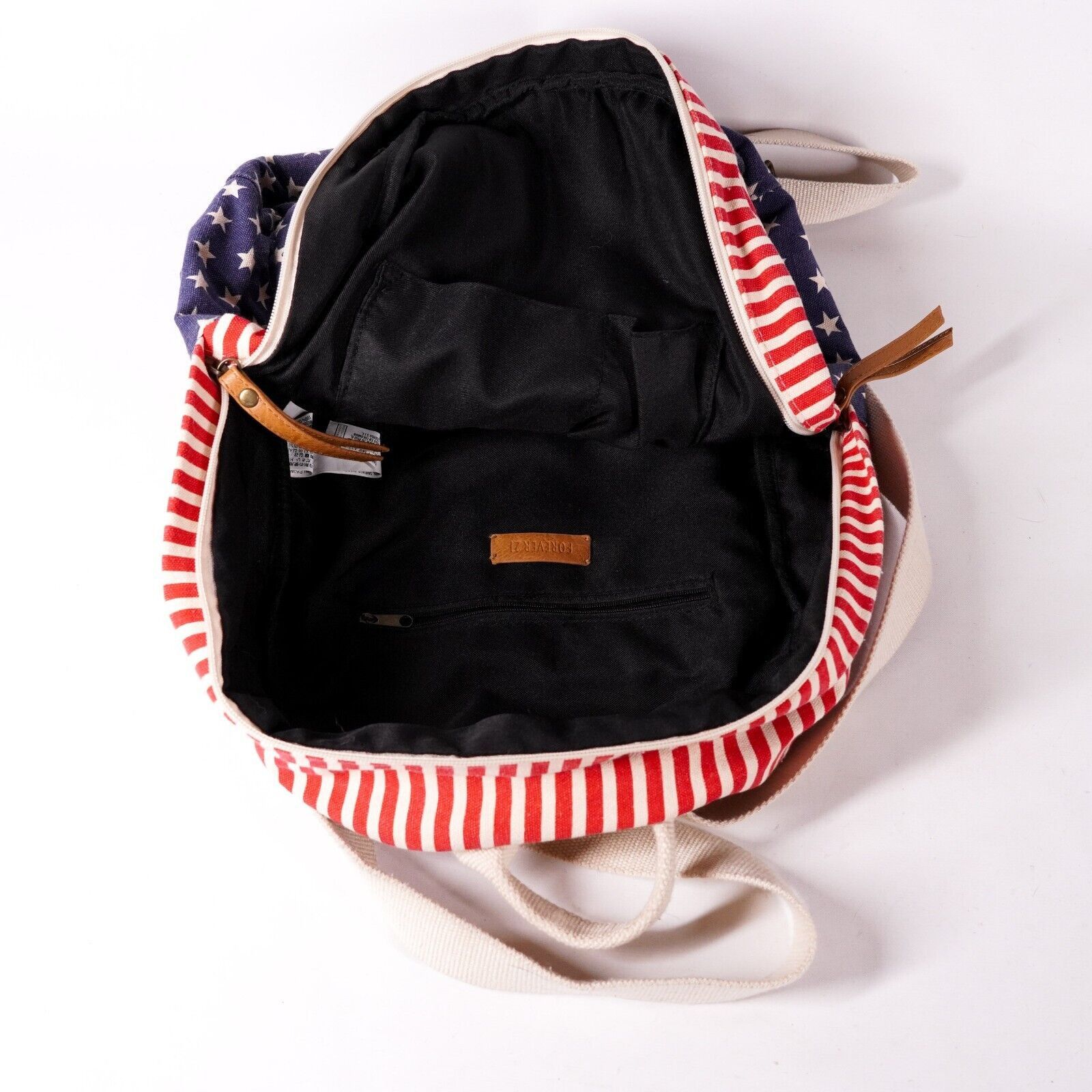 Other American Flag Stars Patriotic Backpack Book Bag Satchel 16" Size ONE SIZE - 4 Thumbnail