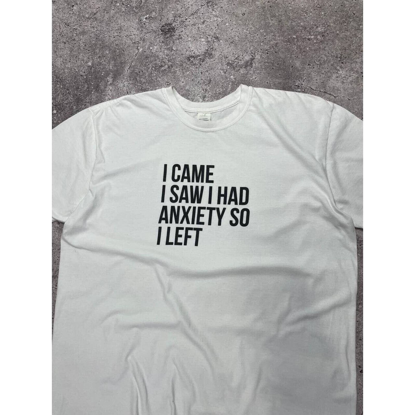 Gildan × Vintage Vintage Funny XL White T-Shirt Sarcastic Graphic Size US XL / EU 56 / 4 - 2 Thumbnail