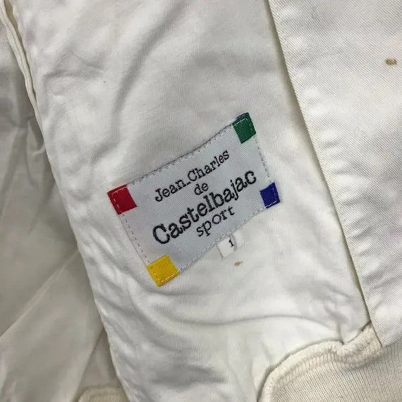 Jean Charles De Castelbajac Vtg 80’ JEAN CHARLES De CASTELBAJAC Tennis Art Jacket Size L / US 10 / IT 46 - 4 Thumbnail