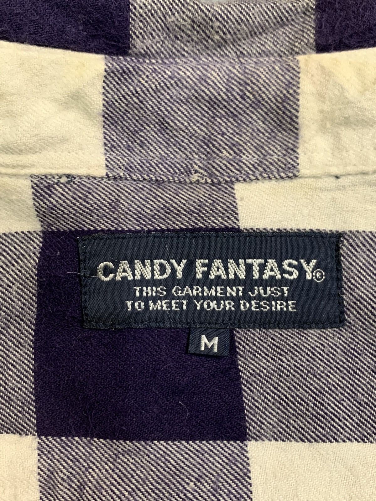 Japanese Brand Rare Design Candy Fantasy Plaid Button Ups Shirt Size US M / EU 48-50 / 2 - 4 Thumbnail