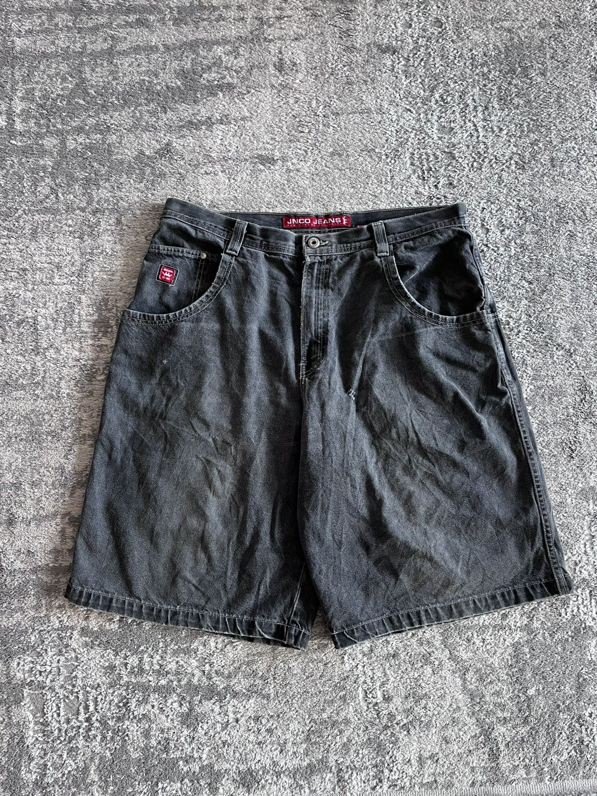 JNCO Vintage 90s Grey dragon JNCO baggy short Size US 40 / EU 56 - 3 Thumbnail
