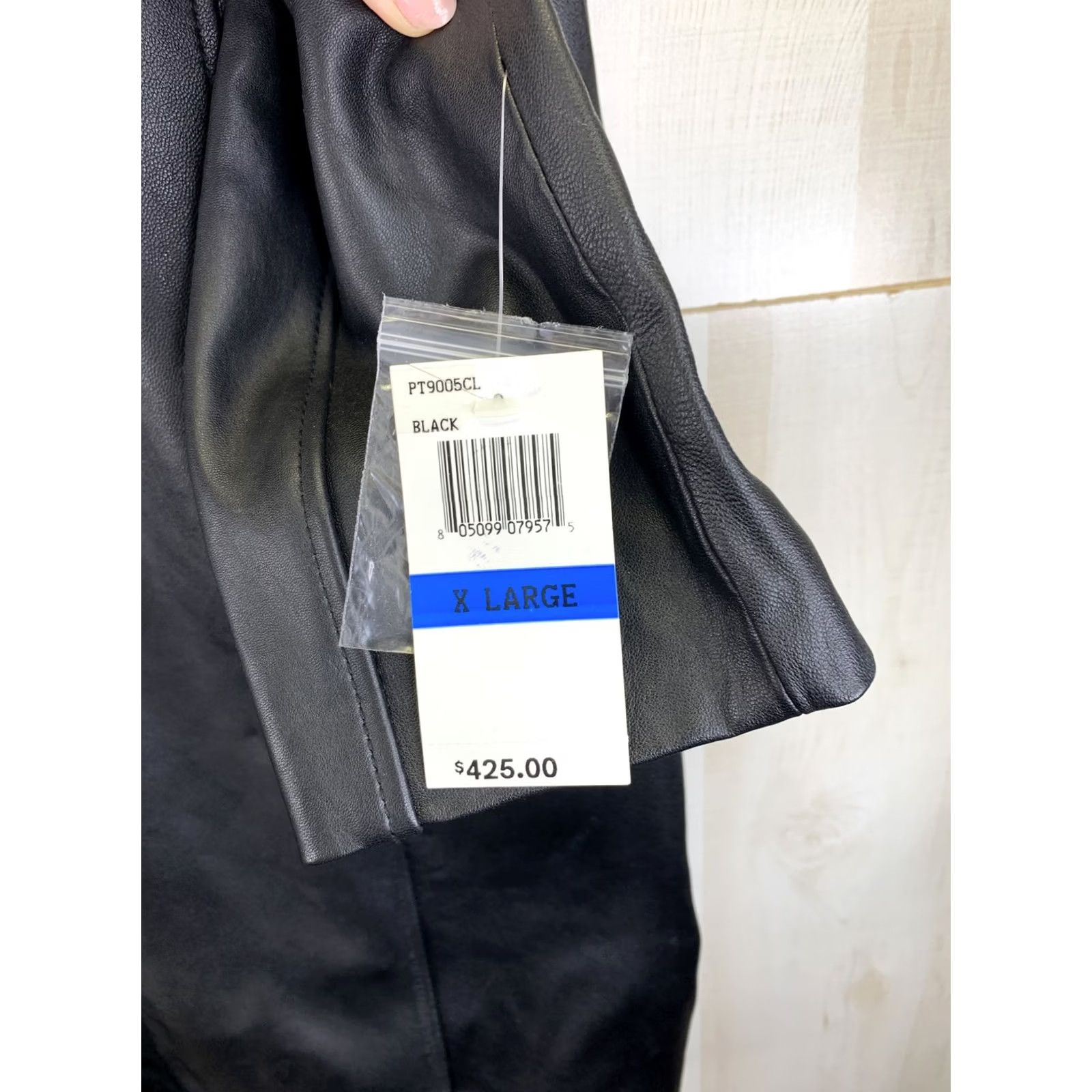 Vintage R & O by Deilly Ohnes Black Genuine Leather Trenchcoat Women’s XL NWT Coat, Trench, Long Sleeve, Button Closure, Casua l, Fall Winter Spring, Women Size XL / US 12-14 / IT 48-50 - 2 Thumbnail