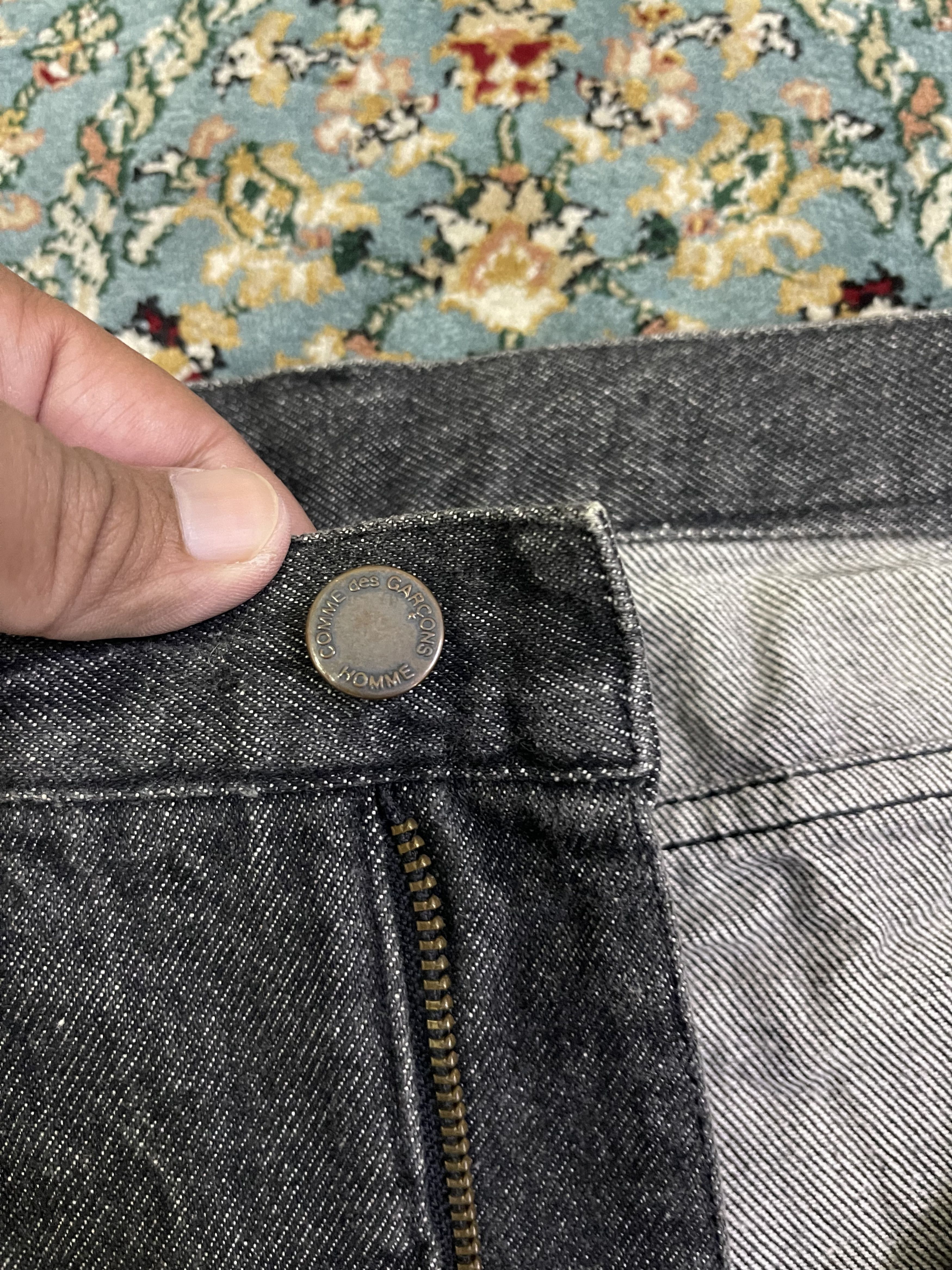 Comme des Garcons AD1990 COMME des GARCONS HOMME Black Denim Size US 28 / EU 44 - 7 Thumbnail