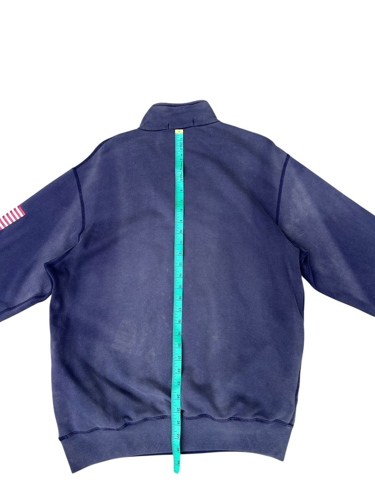 Polo Ralph Lauren Trashed 90s Polo Ralph Lauren Sun Faded Pull Over Sweatshirt Size US L / EU 52-54 / 3 - 15 Thumbnail