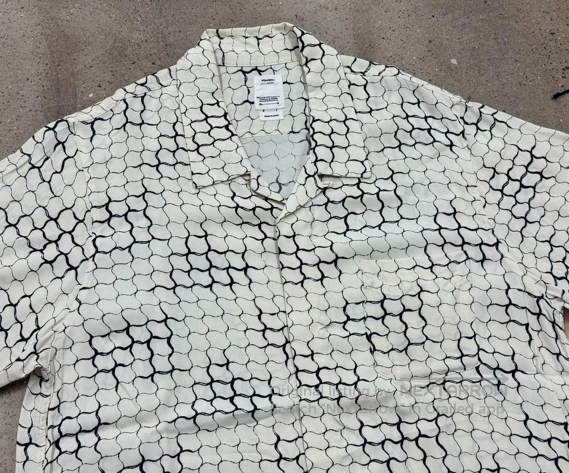 Visvim Visvim Free Edge Snake Print Shirt. Size US L / EU 52-54 / 3 - 5 Thumbnail