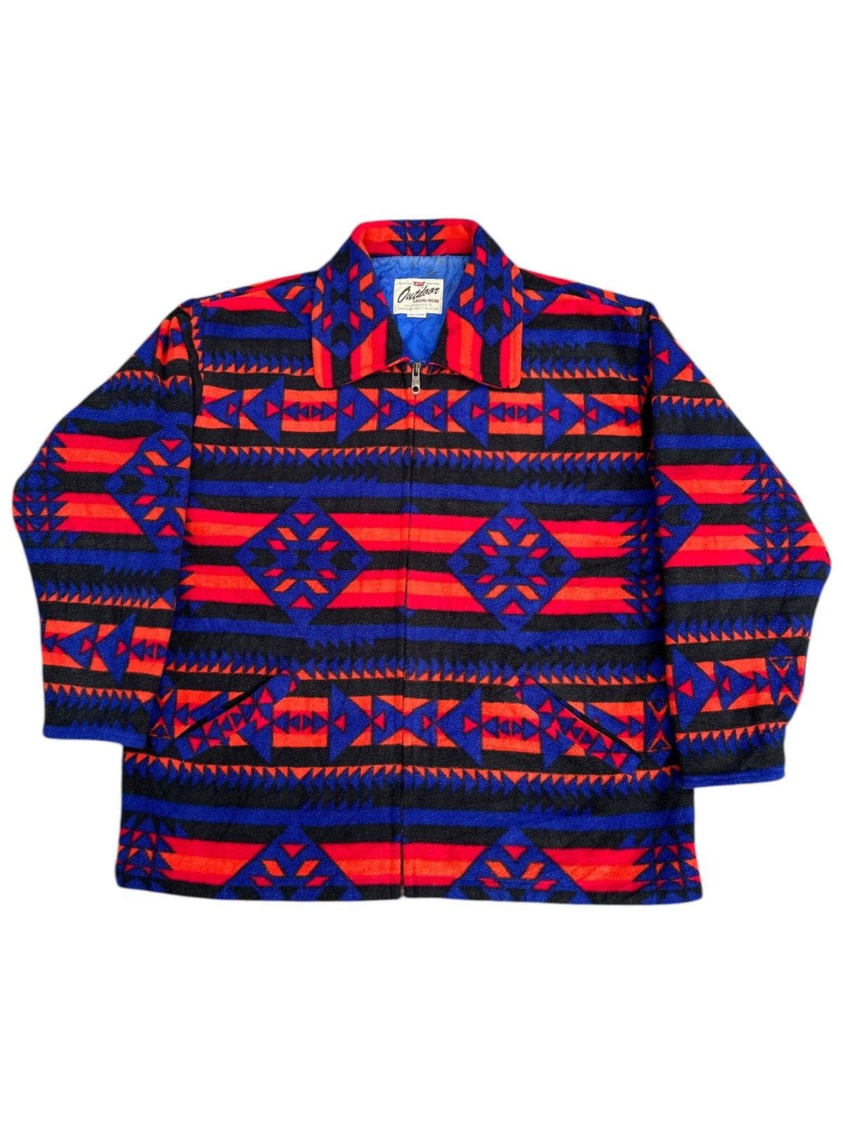 Levi's Vintage Levis Navajo fleece wool Jacket Size US M / EU 48-50 / 2 - 1 Thumbnail