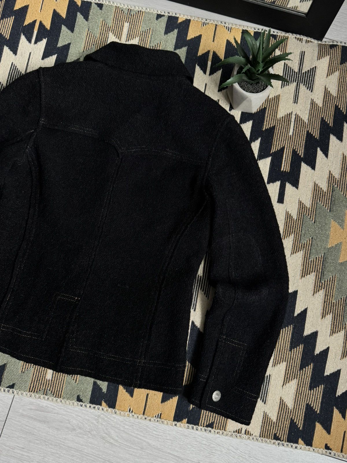 Versace Jeans Couture Vintage Versace Jeans Couture Avant-Garde Wool Blazer Size L / US 10 / IT 46 - 11 Thumbnail