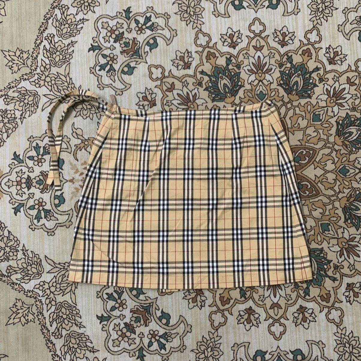 Burberry VINTAGE BURBERRYS SKIRT NOVACHECK Size 38" / US 16 / IT 52 - 1 Thumbnail