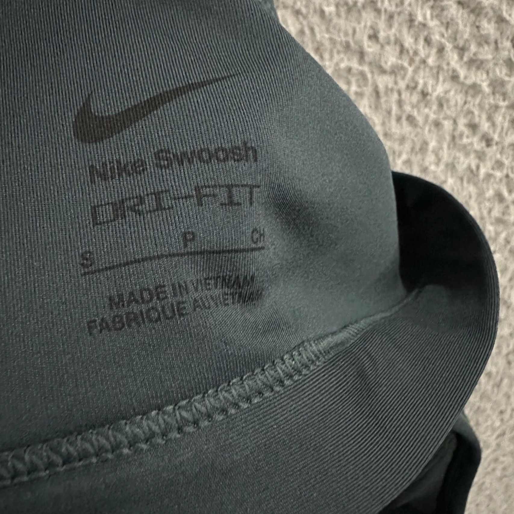 Nike Nike Womens Sports Bra Green S Small Racerback Padded Swoosh Polyester Spandex Activewear Size ONE SIZE - 6 Thumbnail