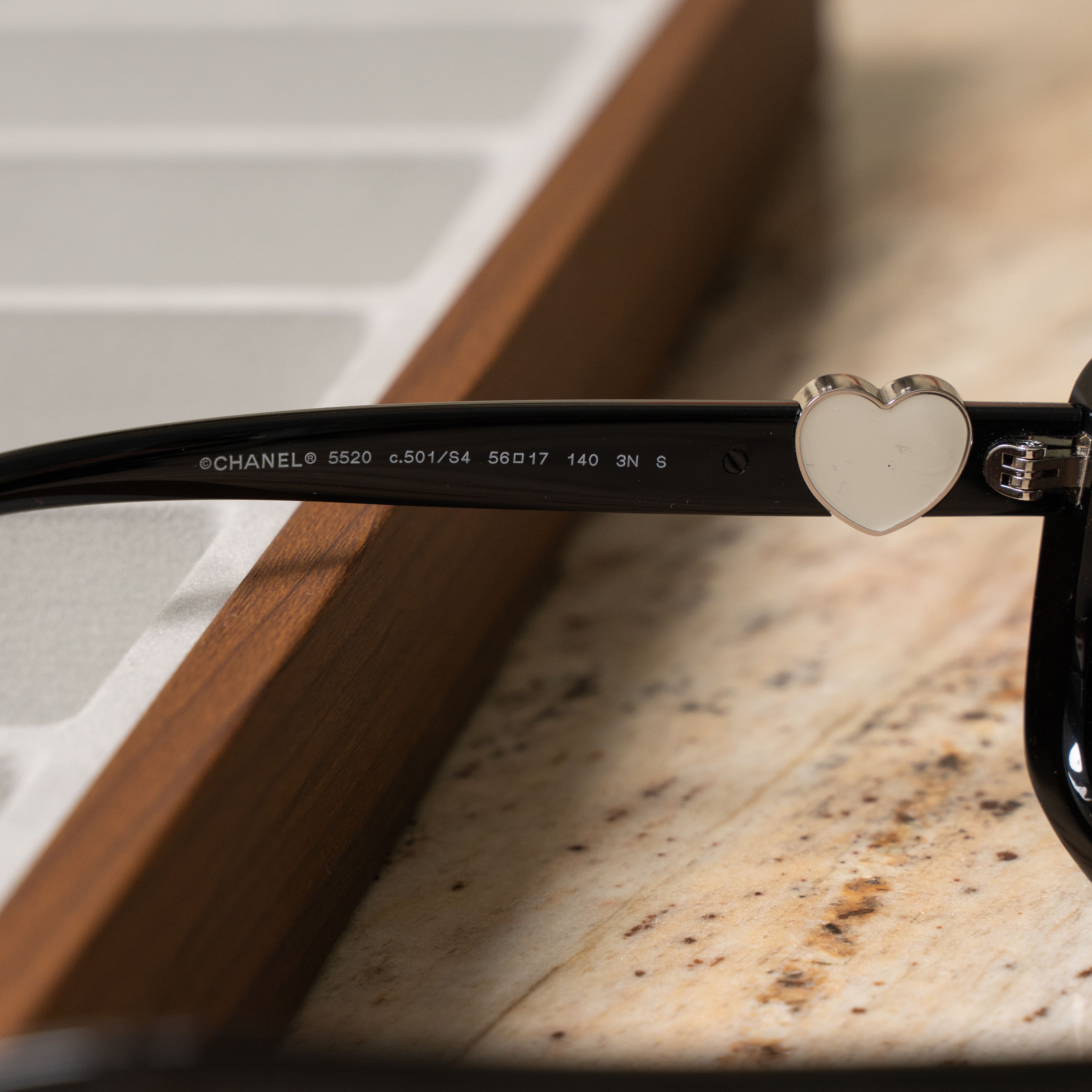 Chanel CHANEL 0CH5520 C501S4 Sunglasses BLACK Size ONE SIZE - 8 Thumbnail