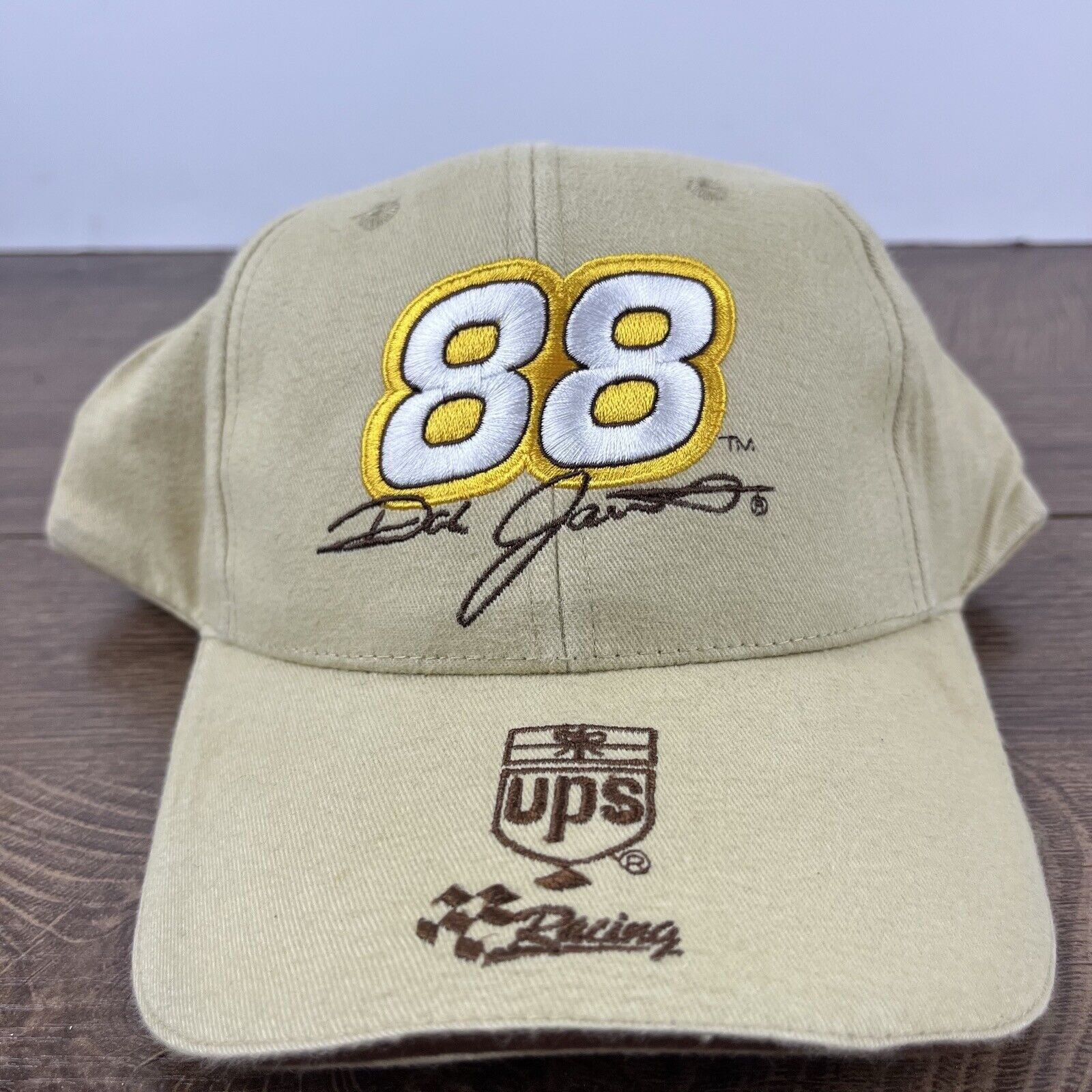 Other Jarrett 88 Car Hat NASCAR 88 Hat Brown Cap Adjustable Brown Size ONE SIZE - 3 Thumbnail
