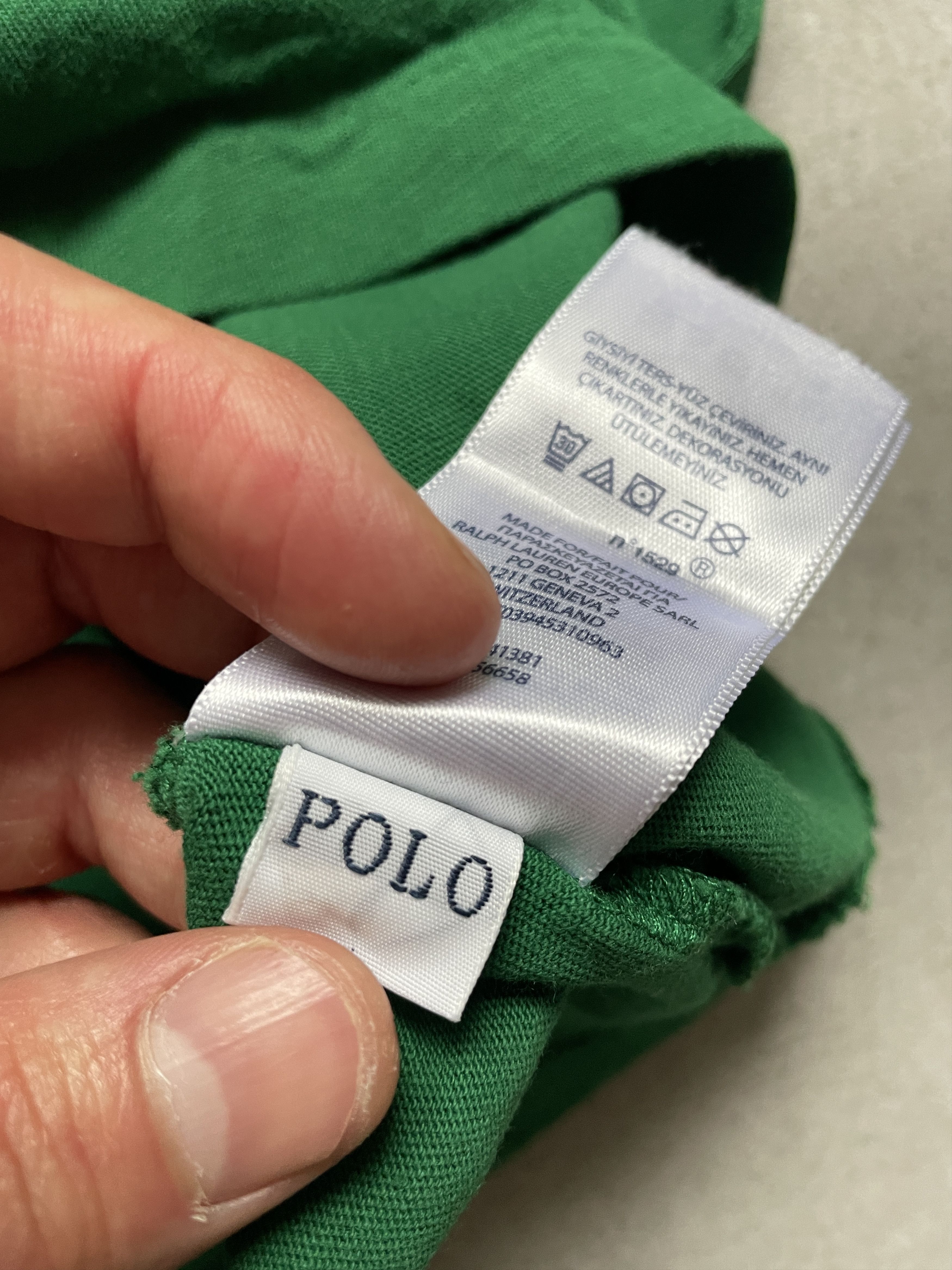 Polo Ralph Lauren POLO RALPH LAUREN GREEN LOGO CHIEF KEEF TYPE TEE Size US XL / EU 56 / 4 - 5 Thumbnail