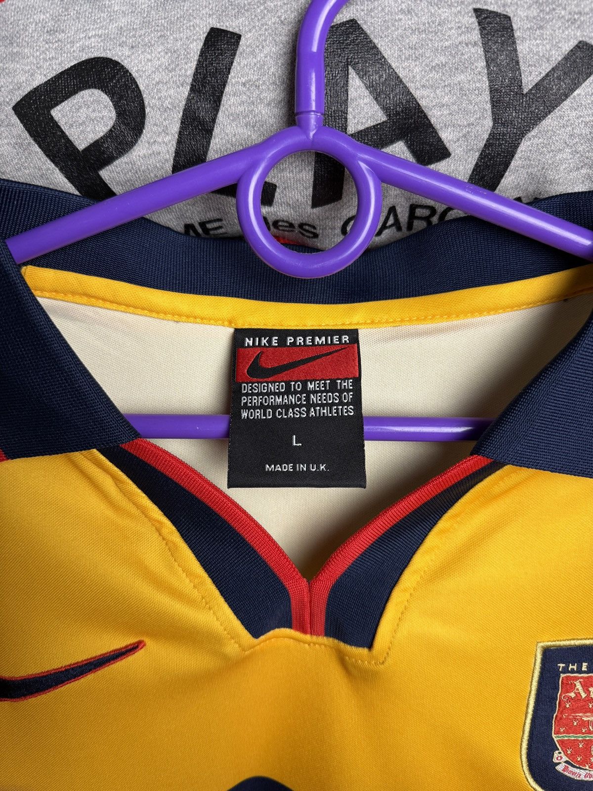 Nike Vintage Arsenal JVC Nike Home Jersey Size US L / EU 52-54 / 3 - 12 Thumbnail