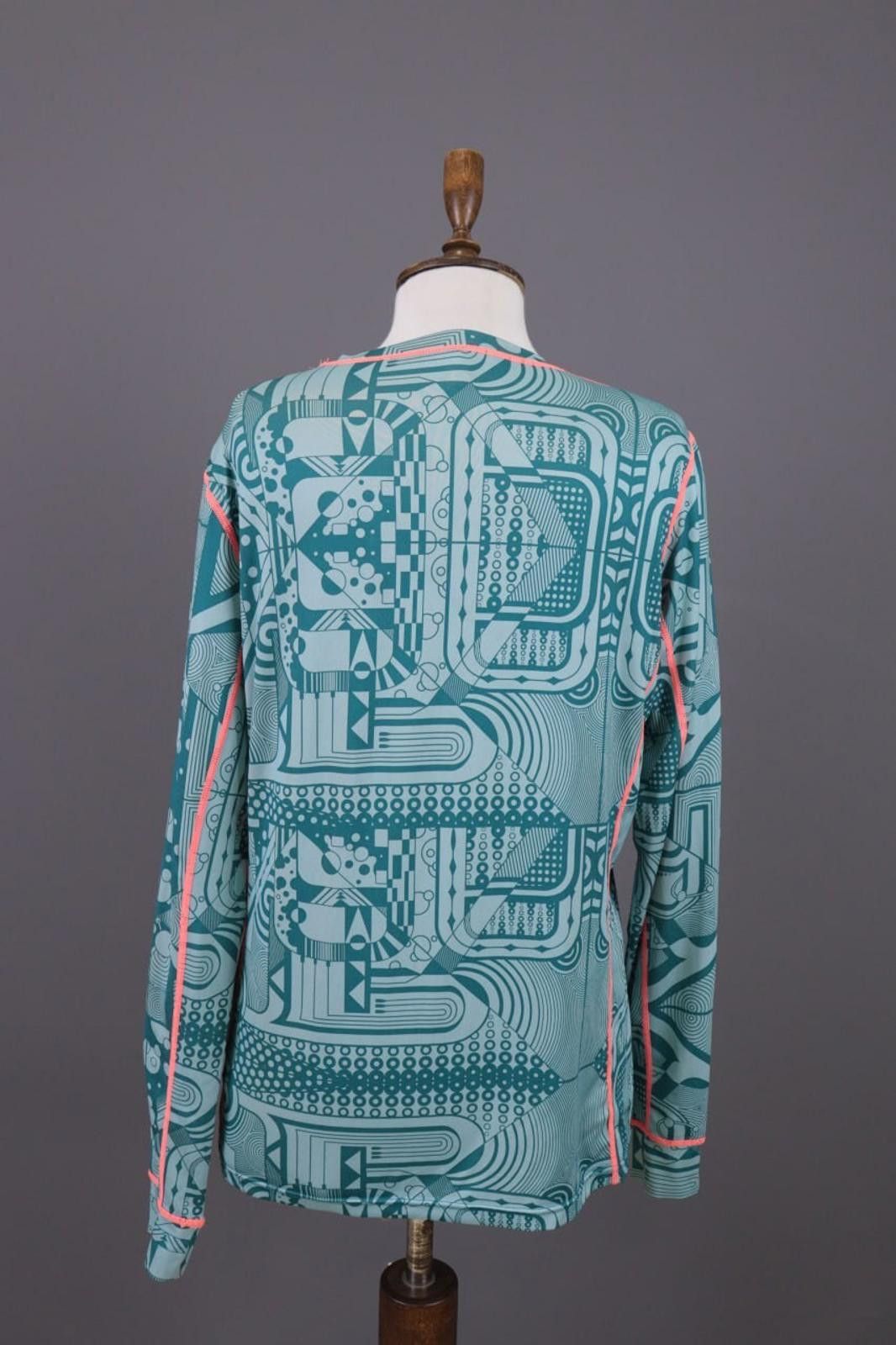 Designer Kari Traa Blue Geometric Logo Thermo Base Layer Size XL Size XL / US 12-14 / IT 48-50 - 8 Thumbnail