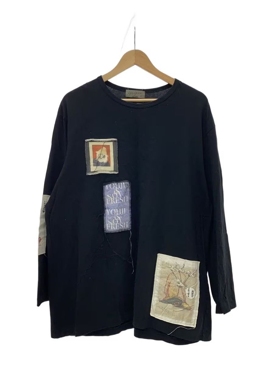 Yohji Yamamoto Patchwork Long Sleeve Tee Size US L / EU 52-54 / 3 - 1 Thumbnail
