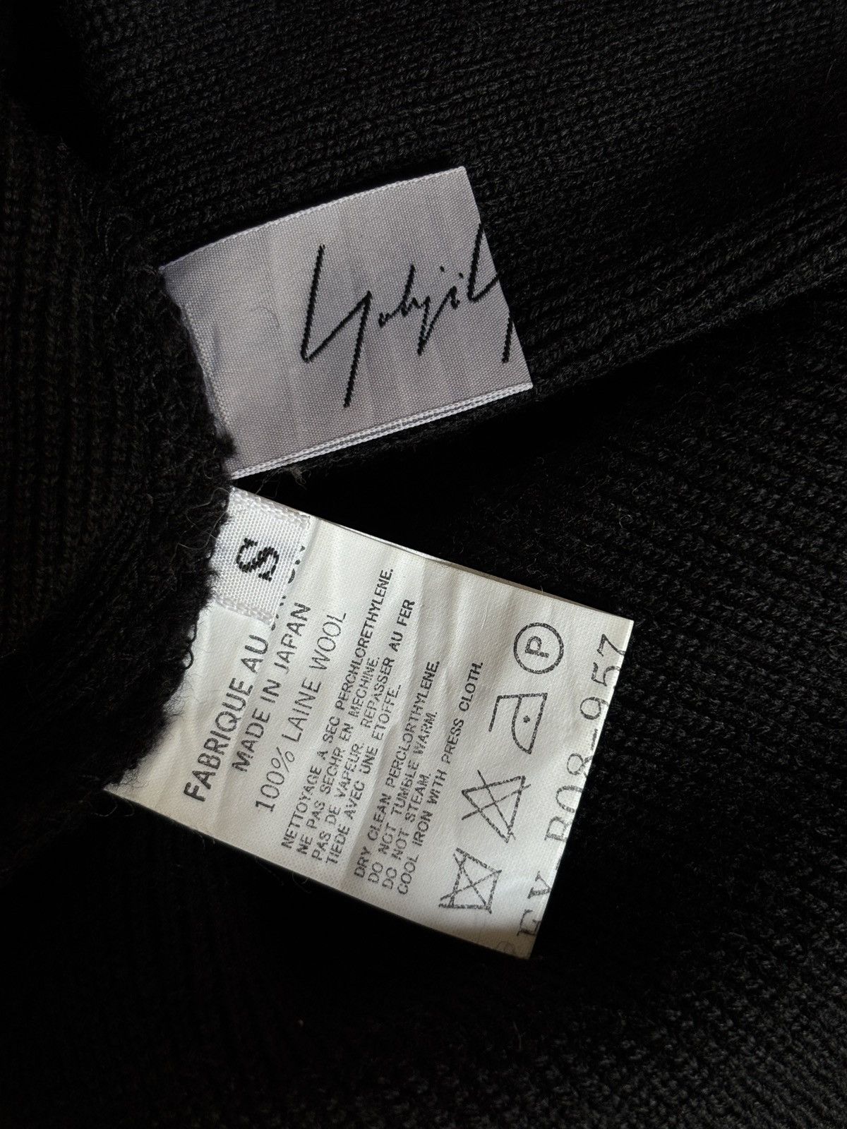 Yohji Yamamoto Yohji Yamamoto 1998 A/W Bishop Sleeves Black Sweater. Size ONE SIZE - 21 Thumbnail