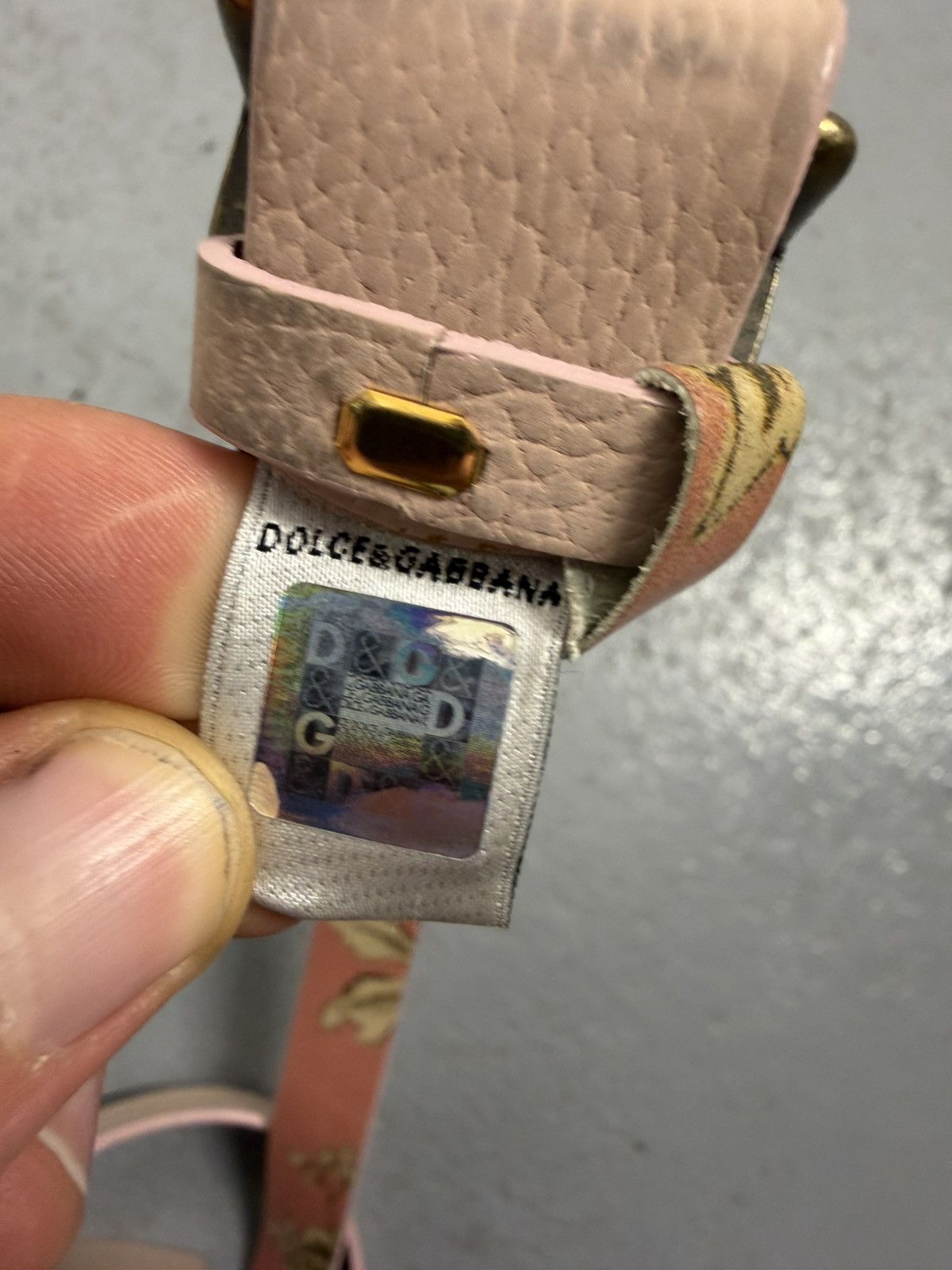 Dolce & Gabbana Vintage Dolce & Gabbana D&G Leather Belt Size ONE SIZE - 3 Thumbnail