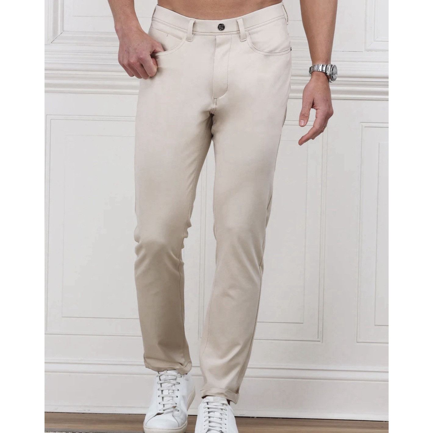 Other Collars & Co Pants 32x32 Stone Velocity Pull On Performance Size US 32 / EU 48 - 3 Thumbnail