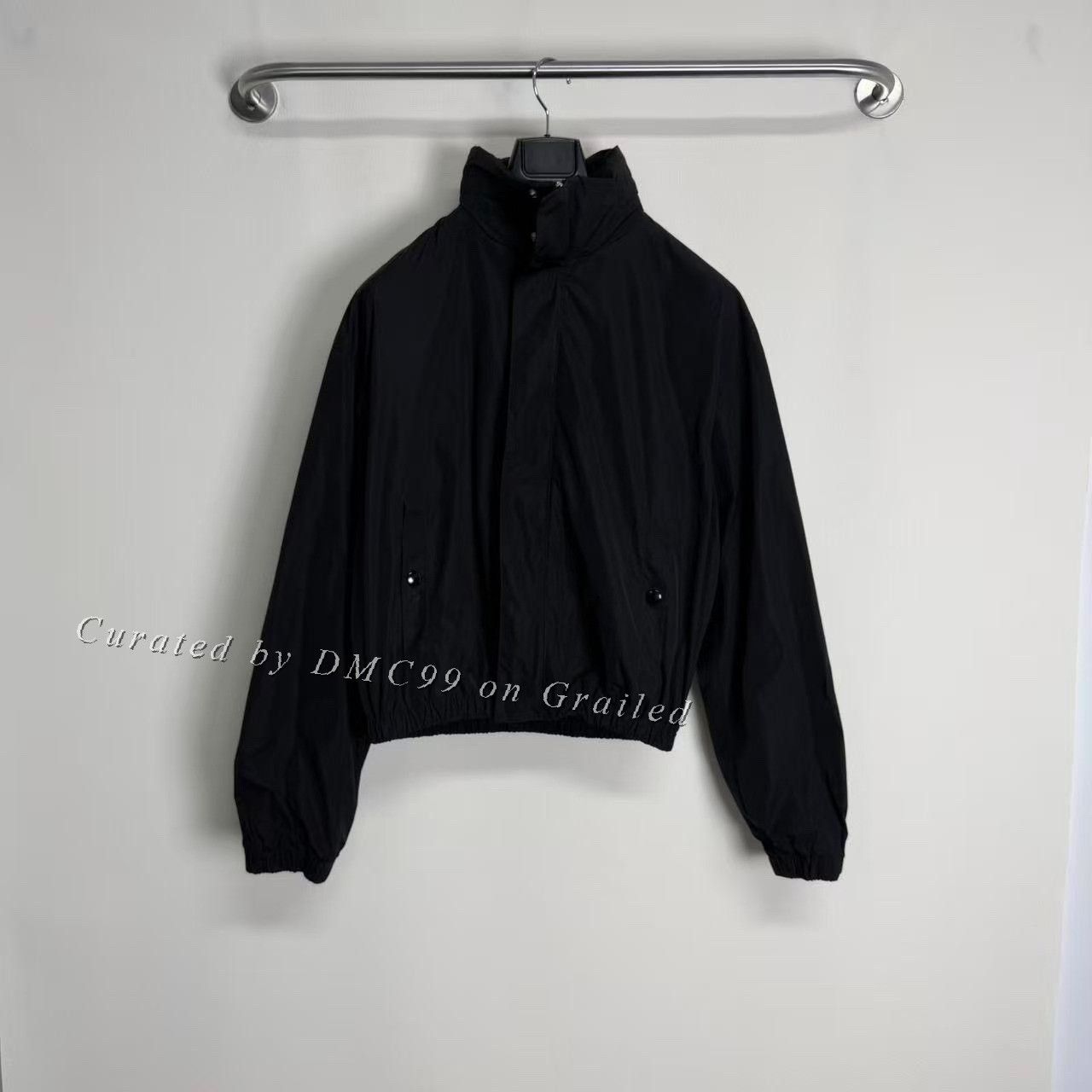 Bottega Veneta Bottega Veneta Black Windbreaker Jacket Size US S / EU 44-46 / 1 - 1 Thumbnail