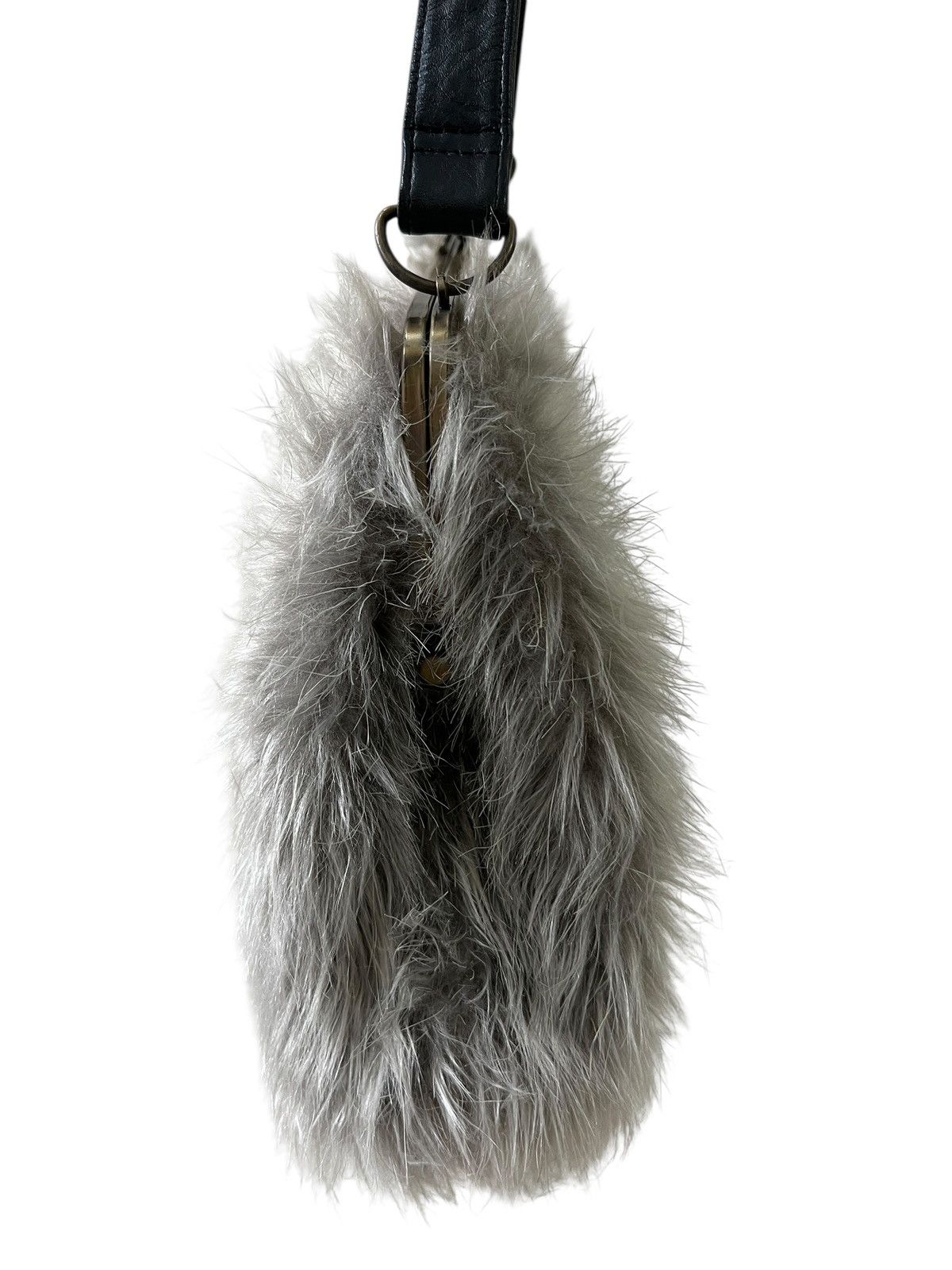 Katharine Hamnett London 1990s Katharine Hamnett London Fur Handle Bag Size ONE SIZE - 10 Thumbnail